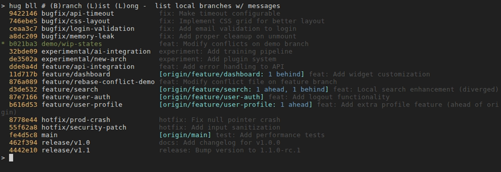 hug bll example