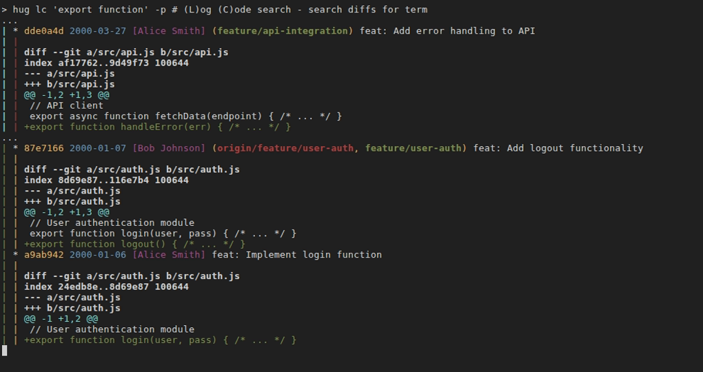 hug lc example